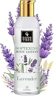 [Good Vibes] Lavender Softening Body Lotion - 200 ml - Rich in Vitamin E for Dull Skin - Softens and Nourishes Skin - Cruelty Free