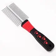 6pcs Dog Cat Comb, Dog Grooming Comb,Pet Cat Dog Grooming Brush Comb Trimmer Tool Double Sided Fur Rake mental disease mental disease