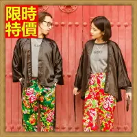 在飛比找樂天市場購物網優惠-和服外套 和風男女罩衫(單件)-民族風刺繡日式復古防曬小外套