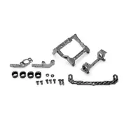 PN Racing 93-102mm Multi Motor Mount Black For Kyosho 1/27 Mini-Z MR02/03 MR015