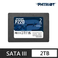 在飛比找momo購物網優惠-【PATRiOT 博帝】P220 SATA III 2.5吋