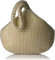 [Jessica McClintock] Women's Staci Mesh Wristlet Pouch