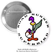 Plymouth Road Runner Superbird 2.25" Pinback Button Badge