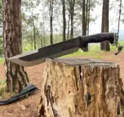 Custom Bowie Knife | Handmade Full Tang Survival Blade | Outdoor Tool