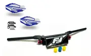 Fasst Flexx Flex 15 Handlebars Blue White Powermadd Sentinel Hand Guards ATV