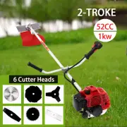 New 52CC Whipper Snipper Hedge Trimmer Petrol Pole Chainsaw Brush Cutter