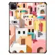 iPad Pro 11-inch (3rd/4th gen) iPad 強悍防摔保護殼 Pastel Cityscape iPad Case