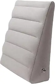 JISADER Travel Wedge Pillow, Fast Inflation and Deflation for Back, Leg Support and Knee Support Inflatable Wedge Pillow for Camping, Travel