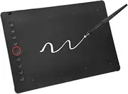 ALSTON Digital Graphics Tablet Drawing Pad 8192 Levels Large Working Area 285x180mm Compatible with Win/MacOS Support PC/Mobile for Drawing Designing Teaching