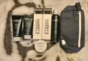 GIFT - Harry's Shaving & Hair Set-3 Style Products, 2 Razors, 1 Shave Gel & Bag
