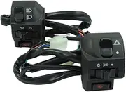 1 Pair 22mm 7/8 Motorcycle Switches Horn Button Turn Signal Electric Fog Lamp Light Start Handlebar Controller Switch