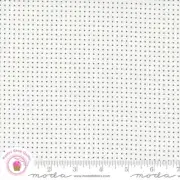 Moda DWELL 55276 31 White Navy Blue Polka Dots CAMILLE ROSKELLEY Quilt Fabric