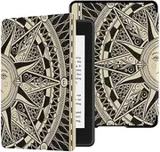 Case for Kindle Paperwhite 10th Generation 2018, Kindle Case with Waterproof Kindle Paperwhite E-Reader Case, e-Book-Reader-Covers with Auto Sleep/Wake for Kindle Paperwhite 10th Gen - Solar Disk