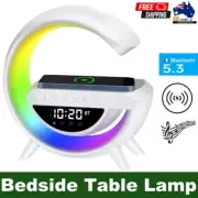 BDI Bedside Table Atmosphere Lamp w/ 15W Quick Wireless Charger & Speaker