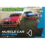 Scalextric C1449T Muscle Car Mayhem VS Camero 1:32 slot car race set