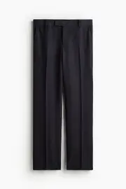 Wool Blend Tailored Pants