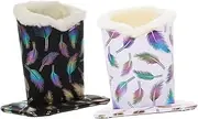 [VERDANVERSE] 2Pcs Eyeglass Holders with Decorative Design Multi Functional Glasses Stands for Nightstand Durable and Practical Eyewear Storage Suitable for Sunglasses and Myopic