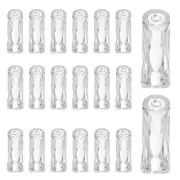 Plastic Window Blind Cord Knobs Drops Pull End, 20Pcs, Clear
