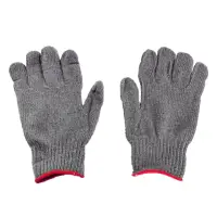 在飛比找momo購物網優惠-【穩妥交通】台灣製棉紗手套 工作手套 20兩 灰色(480雙