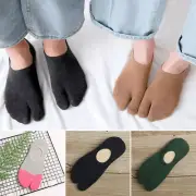 Women Two-Toed Flip Flop Socks Cotton Split Toe Socks Home Party Low Cut Hosiery