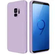 MCC For Samsung Galaxy S9 Soft Liquid Silicone Shockproof Case Cover G960 [Light Purple]