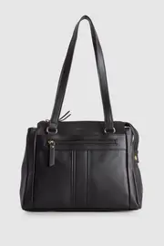 Zip Pocket Panel Tote Bag