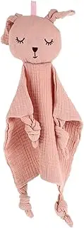 Vaguelly Baby Toys Newborn Baby Sleep Doll Baby Doll for Toddler Toys for Baby Stuffed Animal Blanket Baby Shower Infant Blankets Soft Toy Soothing Toys Pink Newborn Cotton Appease Bibs