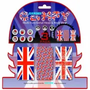 Oxford 3 Comfy Union Jack Bandana Neck Tube Beenie Face Mask Scarf Doo-Rag NW120