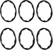 Bicycle Flywheel Washer Spacer 6Pcs, Cassette Spacer Headset Gasket Bicycle Bottom Bracket Axle Washer Gasket for MTB Road Mountain Bike