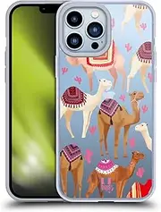 Head Case Designs Camel Boho Style Gel Case [Military Grade Protection] Compatible with Apple iPhone 13 Pro Max
