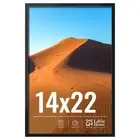 14x22 Picture Frame for Wall Display 14x22 Black Picture Frame with HD Plexi