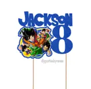 Cake Topper - Themed - 20+ Colours - NEXT DAY POST - Dragon Ball Z - Name & Age