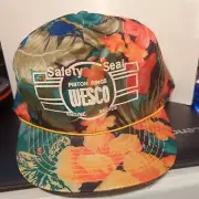 Rare Vintage 80's Wesco Hawaiian Snapback Hat. One Of A Kind, And Are Not Many