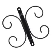 (Black)Wall Wine Glass Rack Upside Down Holder Hanger Hanging Shelf Home AOS CR