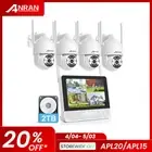 ANRAN 5MP Wireless CCTV Home Security System Outdoor 12''NVR 2TB WiFi Camera