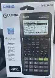 Casio fx-9750GIII Graphing Calculator -Black NIB