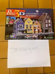 Wrebbit Puzz 3D A Street In Belgium Puzzle (Bend In Box)