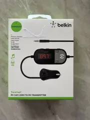 Belkin TuneCast In Car 3.5mm to FM Transmitter for Smartphones Music Play