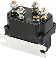 Winch Solenoid 12V - 12V Winch Solenoid Box,Heavy Duty Winch Parts, Shatterproof Solenoid Box for 5000-7000 Lbs Winches for Vehicles and Trailers Buniq
