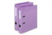 2PK Colour Hide A4 Half Lever Arch File PE Folder Binder Document Organiser PP