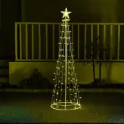 Clearance-5.5Ft Multi-Function LED Holiday Christmas Tree W/Remote