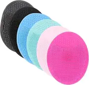VICASKY 6-pack Silicone Facial Cleansing Brush Gentle Face Exfoliator for Deep Cleaning for Travel