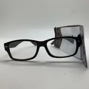 D62 Foster Grant ESSENTIALS HUGO BRN + 1.25 BROWN READING GLASSES READERS