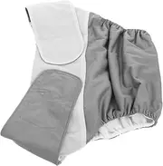 BCOATH Elderly Diaper Leakproof Urinal Pant Washable Fabric Design for Daily Use Comfortable Material Fit Suitable for Men Women and Teens Grey Color