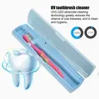 UVC Toothbrush Case LED Storage Box Cleaning USB Rechargeable Toothbrush Con BBY