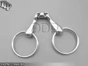 Surgical Mouth Losse Ring English Westren Riding Horse Solid Snaffle Cheek Bits
