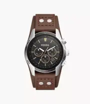 Fossil Coachman Chronograph Black Dial Mens Watch CH2891