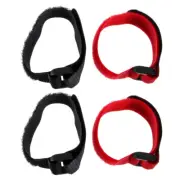 4 Pcs Noise-proof Collar Crowing Poultry Anti-crowing Rooster Neck Belt