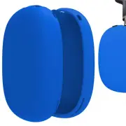 Geekria Silicone Skin Cover for Apple AirPods Max Headphones (Blue)