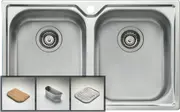Oliveri Diaz Double Bowl Inset Sink